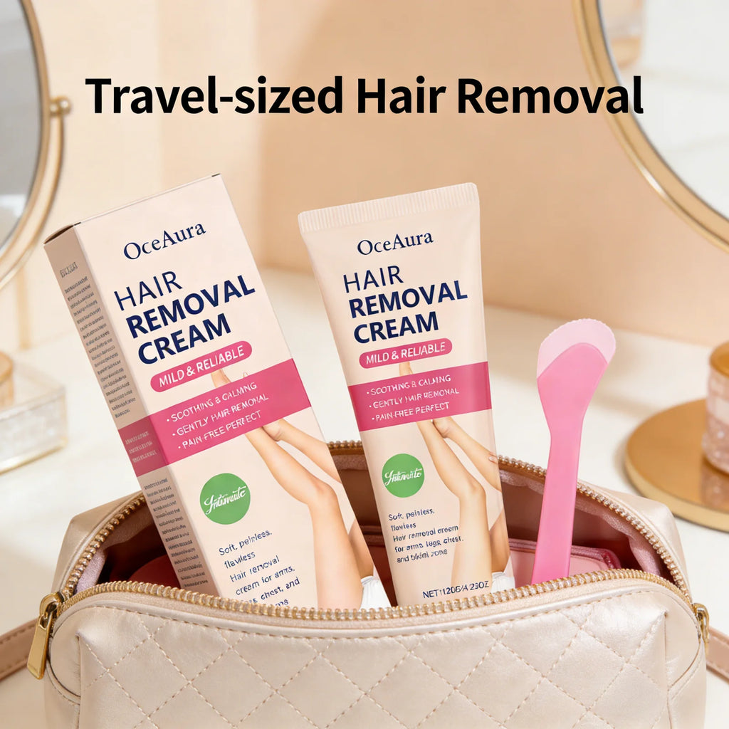 OceAura Depilatory Cream – Bikini, Leg & Arm Hair Removal Depilatory Cream Qst