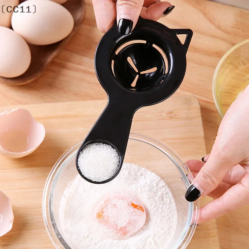 Cartoon Cat Egg Separator & Measuring Cup | Fun Kitchen Tool Egg Separator Tool Qme