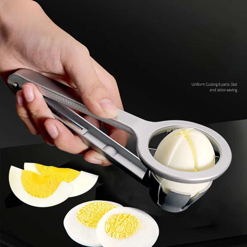 Stainless Steel Wire Egg Slicer – Manual Kitchen Tool Egg & Food Slicer Qme