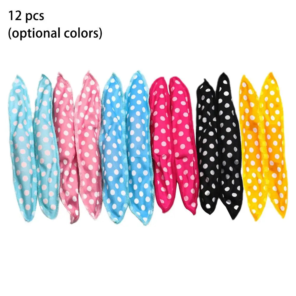 Soft Foam Hair Rollers – No-Heat Overnight DIY Curl Set Foam Hair Rollers Qme 12pcs China
