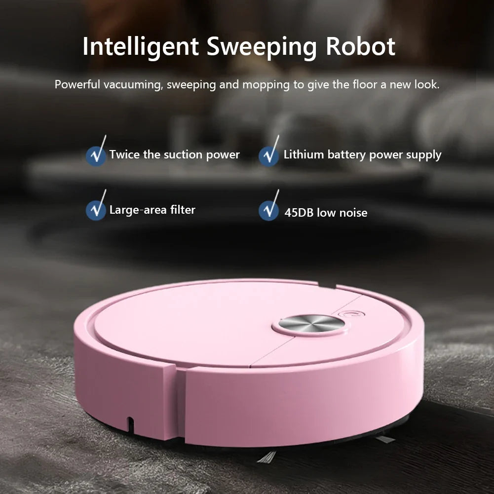 Smart Mini Robot Vacuum – 3-in-1 Sweep, Mop & Suction Robot Vacuum Cleaner Qme