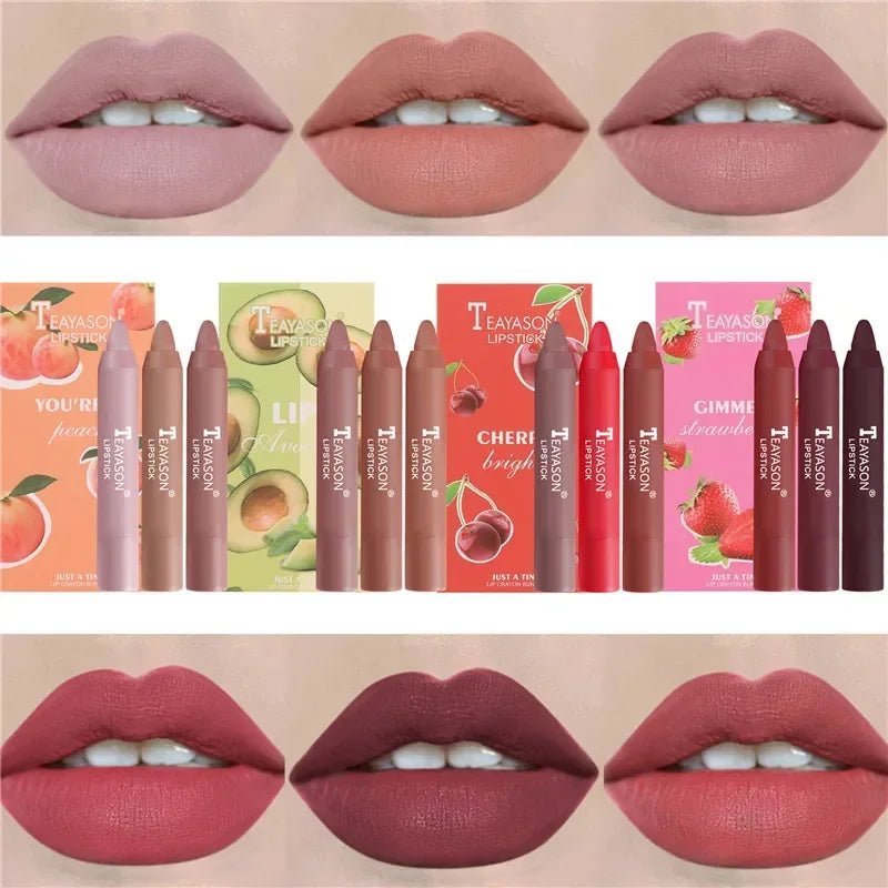 Velvet Matte Lipstick – Waterproof Long-Lasting Lip Color Matte Lipstick Qme