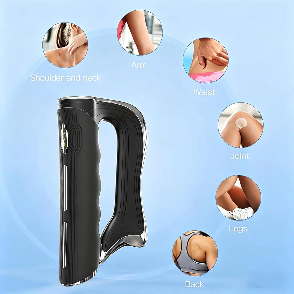 VIMYSHOW Electric Gua Sha Myofascial Massager – EMS Body Tool Electric Body Massager Qst