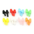 100 Pairs Reusable Silicone Earplugs – 32dB Noise Reduction Silicone Earplugs Qme 100pair Random color