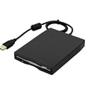 USB External Floppy Disk Drive 3.5" 1.44MB Portable FDD Reader USB Floppy Disk Drive Qme 1pcs black