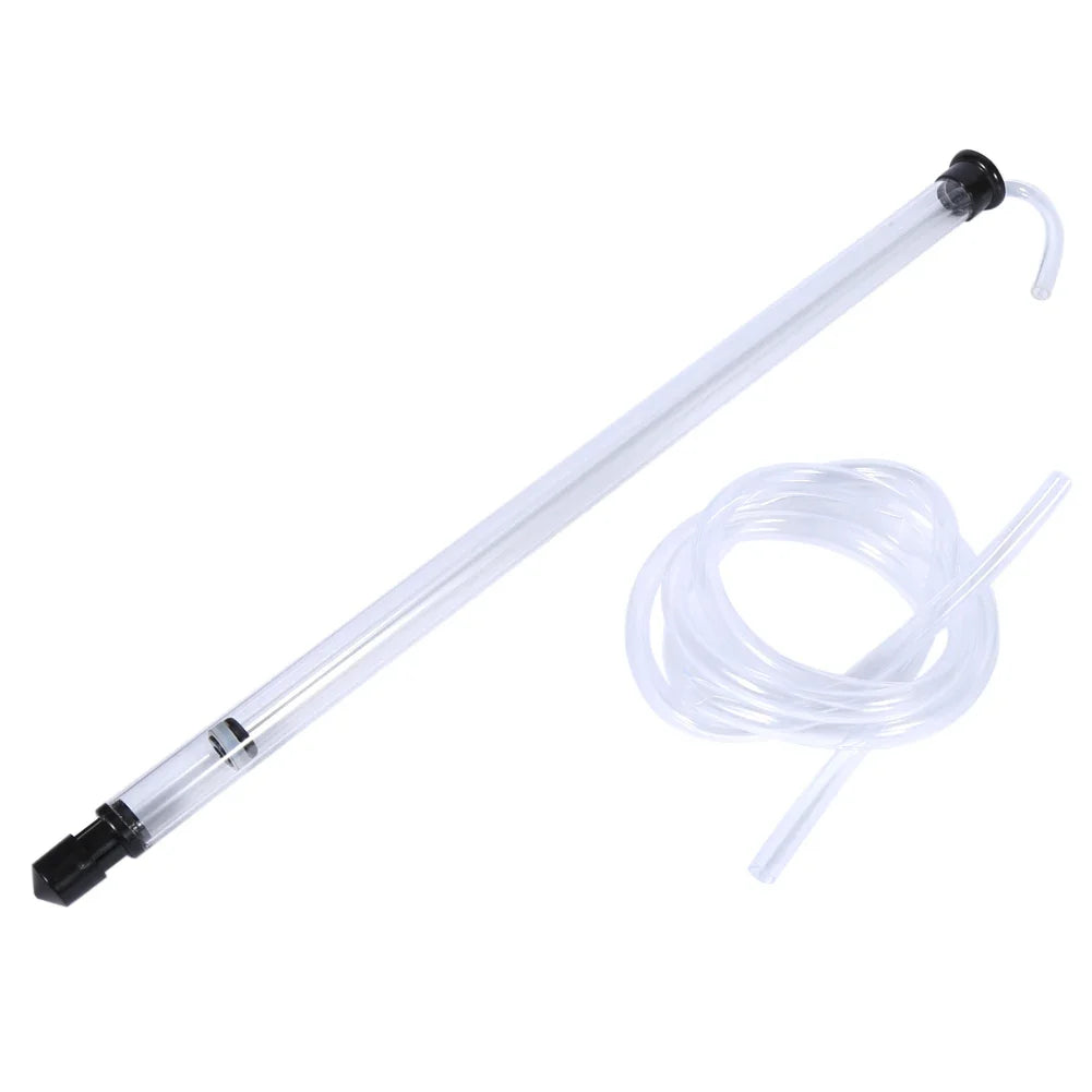 Auto Siphon Mini Racking Cane for Beer, Wine & Carboy Homebrew Racking Cane Qme Transparent