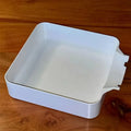 Washing Machine Drain Water Tray & Lint Filter | No Overflow Washing Machine Tray Qme White