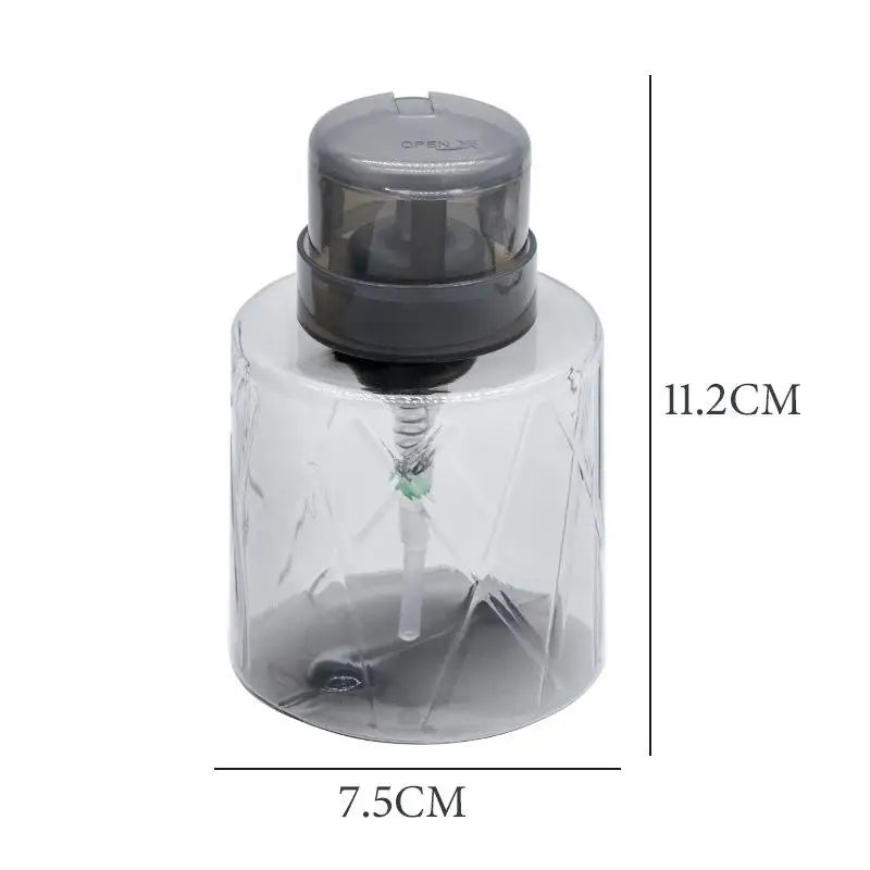 Refillable Lockable Pump Dispenser Bottle | Nail & Makeup Pump Dispenser Bottle Qme