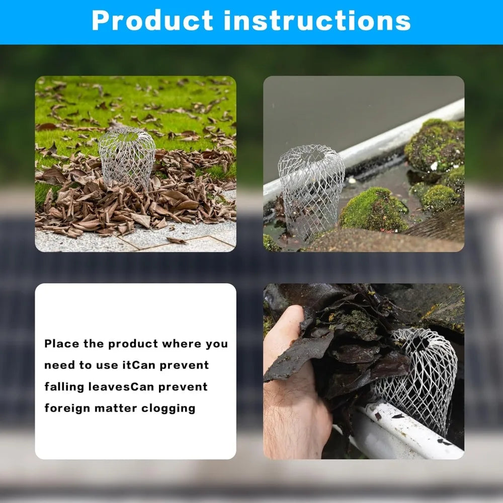 Aluminum Mesh Gutter Guard – Leaf & Debris Filter 2–6 Pack Gutter Guard Filter Qme
