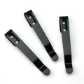 420 Stainless Steel Pocket Knife Back Clip – DIY Folding Knife Knife Making Clip Qst WHITE 1 pcs