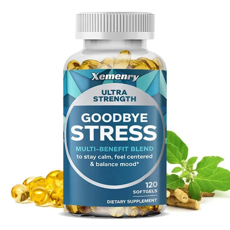 GABA & L-Theanine Calm Capsules – Gluten-Free, Non-GMO Wellness Supplement Qst