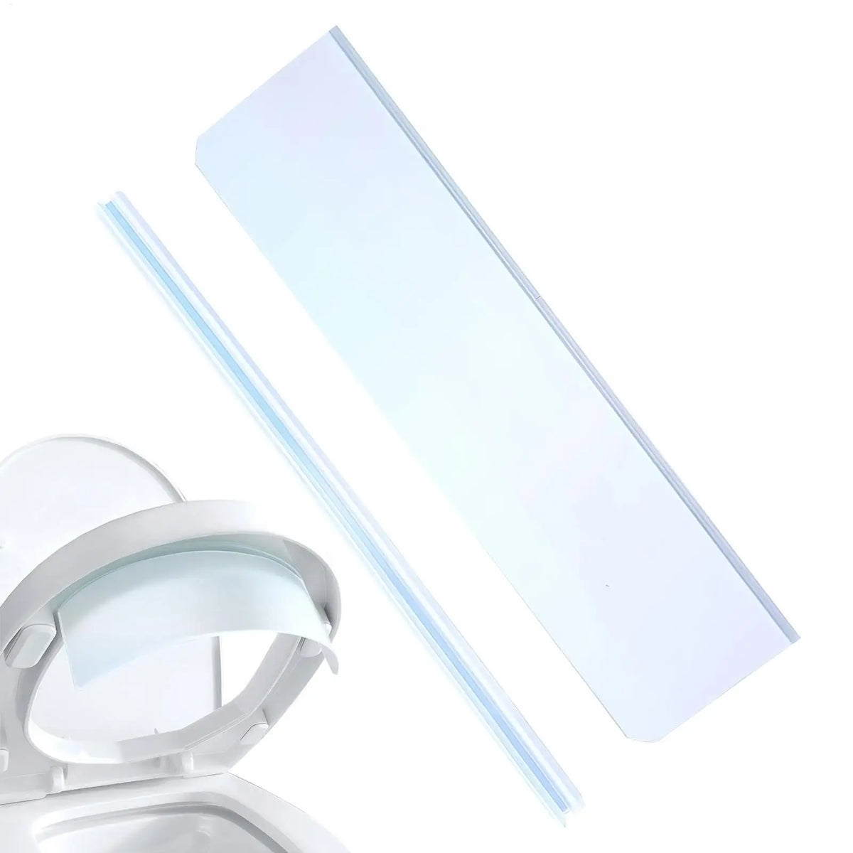 Toilet Seat Urine Splash Guard – 10 Inch Pee Deflector Toilet Splash Guard Qst