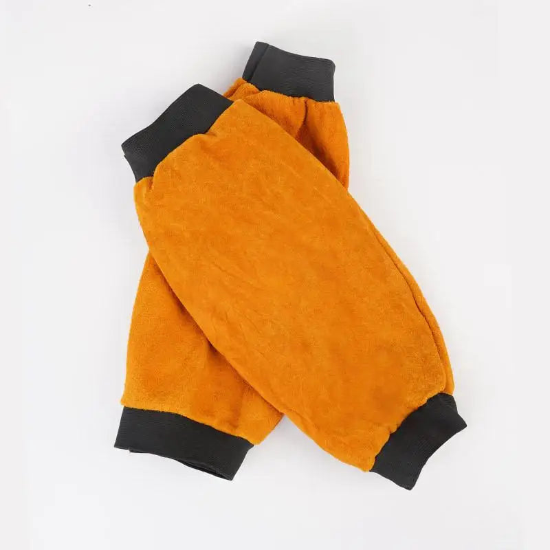 PU Leather Welding Sleeves – Heat Resistant Arm Guards 1 Pair Welding Arm Sleeves Qst A1