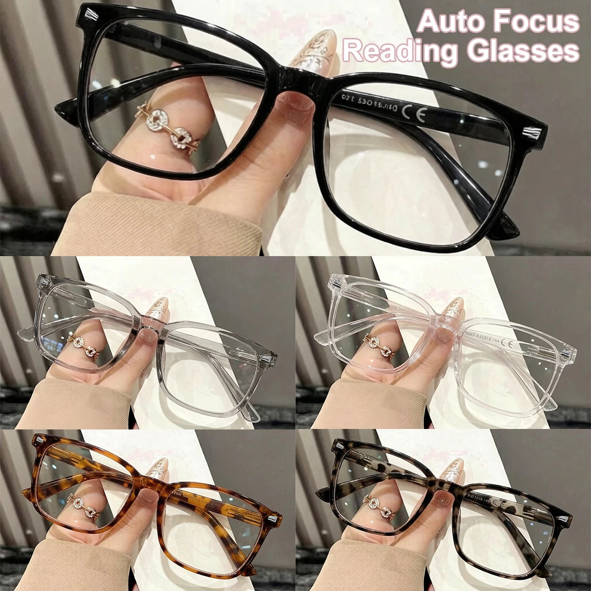 VOPHA L17 Auto Focus Blue Light Blocking Reading Glasses Reading Glasses Qst