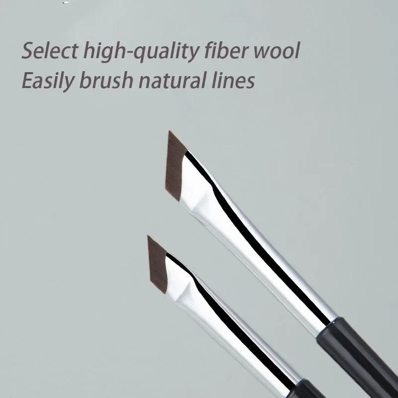 Ultra Thin Blade Eyeliner & Eyebrow Brush – Fine Angle Flat Eyeliner Brush Qme