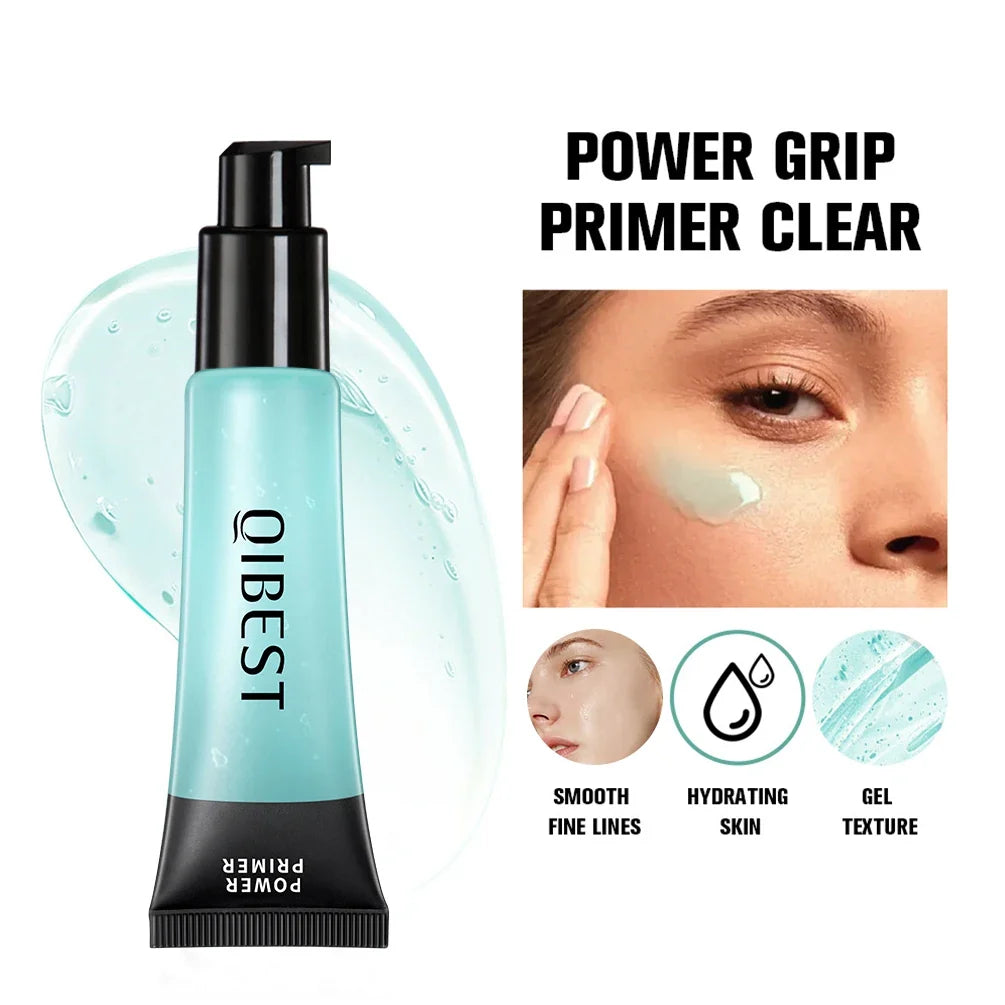QIBEST Power Grip Gel Primer – Hydrating & Smoothing Face Primer Qme