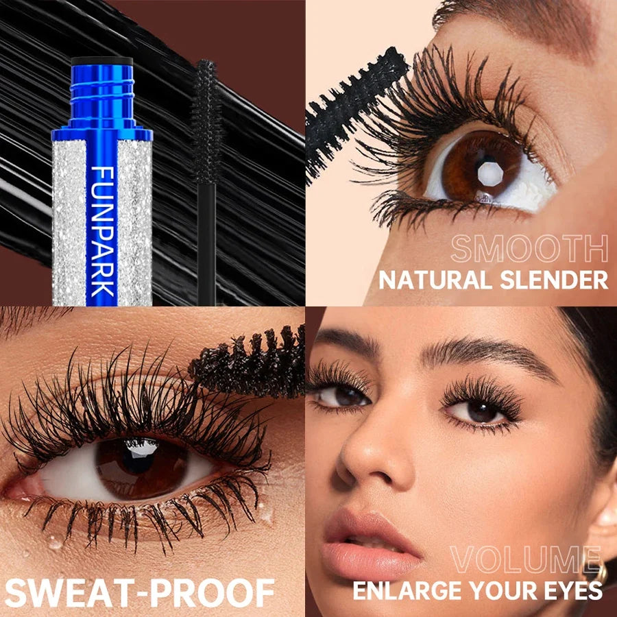Qme Black Waterproof Lengthening & Curling Mascara Lengthening Mascara Qme