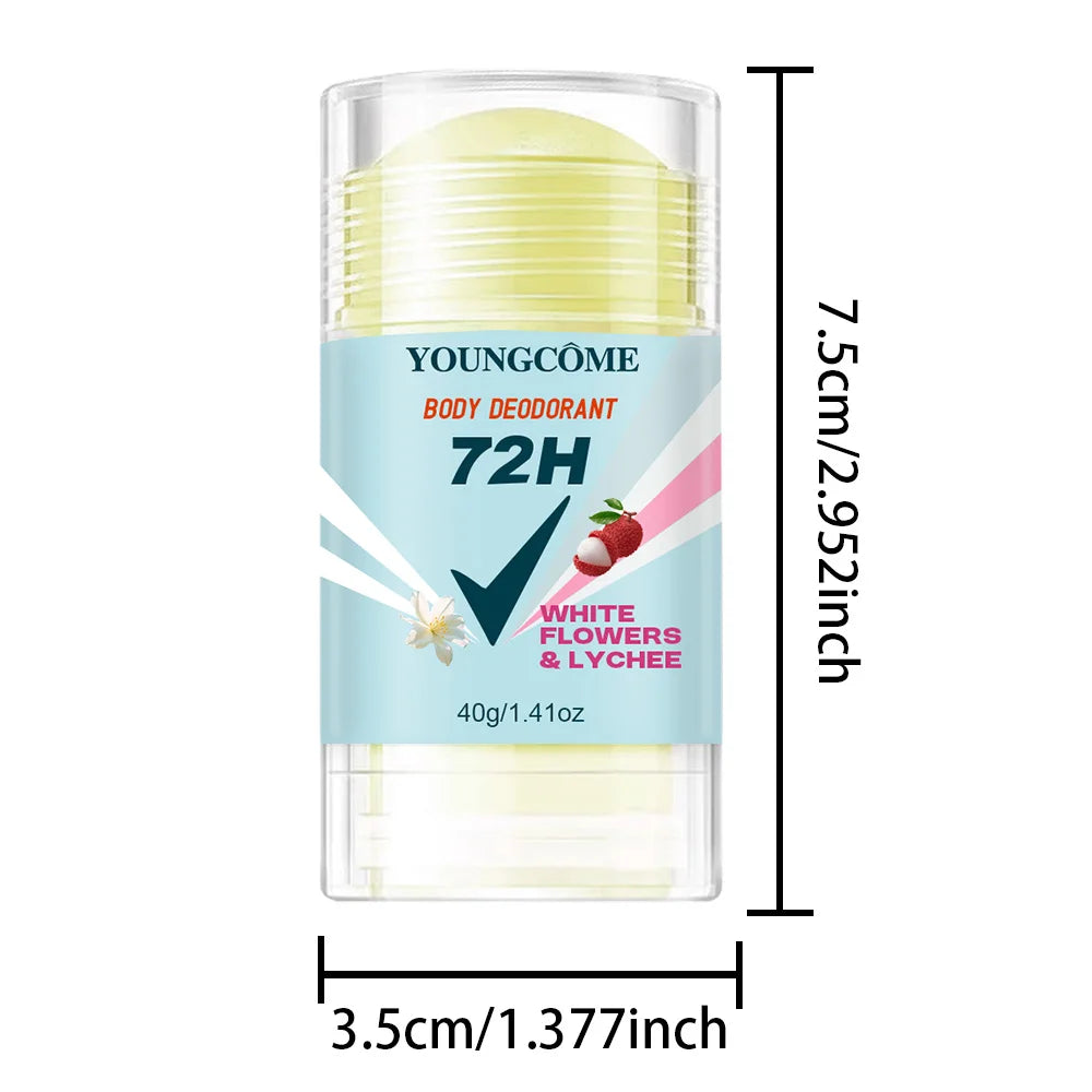 YOUNGCOME 72H Deodorant Stick – Lasting Underarm Freshness Deodorant Stick Qst 1pcs