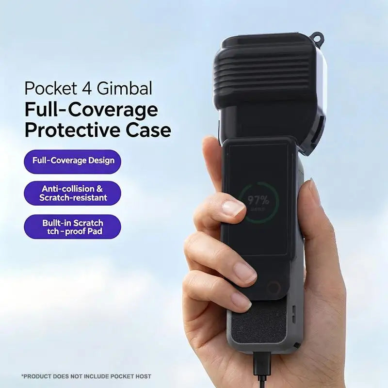 DJI Osmo Pocket 4 Shockproof Protective Case | Scratch Resistant Camera Protective Case Qme