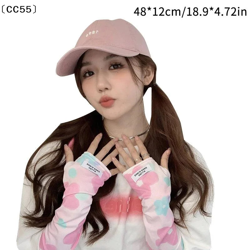 UV Protection Floral Ice Silk Cooling Arm Sleeves | Unisex UV Cooling Arm Sleeves Qst