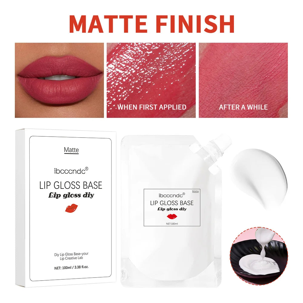 DIY Matte & Transparent Lip Gloss Base Oil – Moisturizing Lip Gloss Base Qst