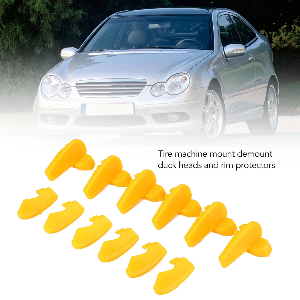 6 Pairs Tire Machine Mount Demount Heads Wheel Rim Protector Tire Machine Inserts Qme