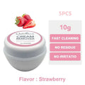 NATUHANA Eyelash Extension Glue Cream Remover – 5pc Set Lash Extension Remover Qme 5 x Stawberry