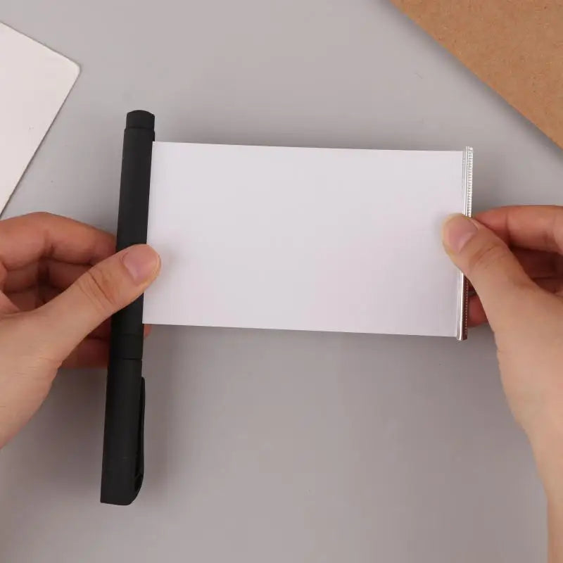 Hidden Pull-Out Note Pen – Secret Paper Writing Tool | 4 Colors Novelty Writing Pen Qme 01