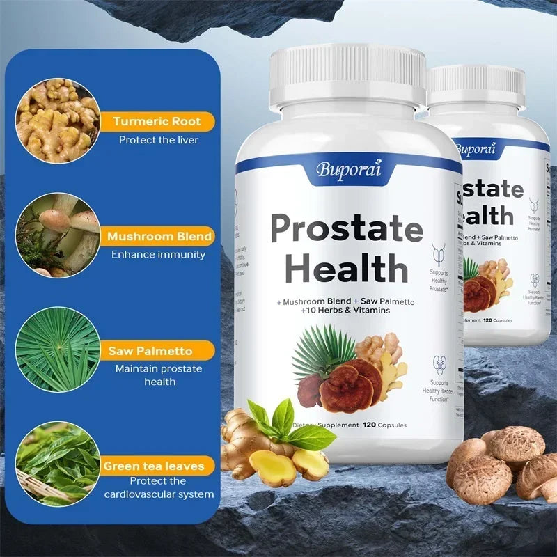 Saw Palmetto Prostate & Urinary Support Supplement for Men Men's Wellness Supplement Qst