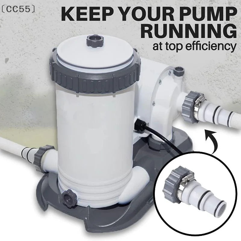 Pool Hose Adapter 1.25–1.5 Inch Conversion Kit for Intex Pumps Pool Hose Adapter Qst