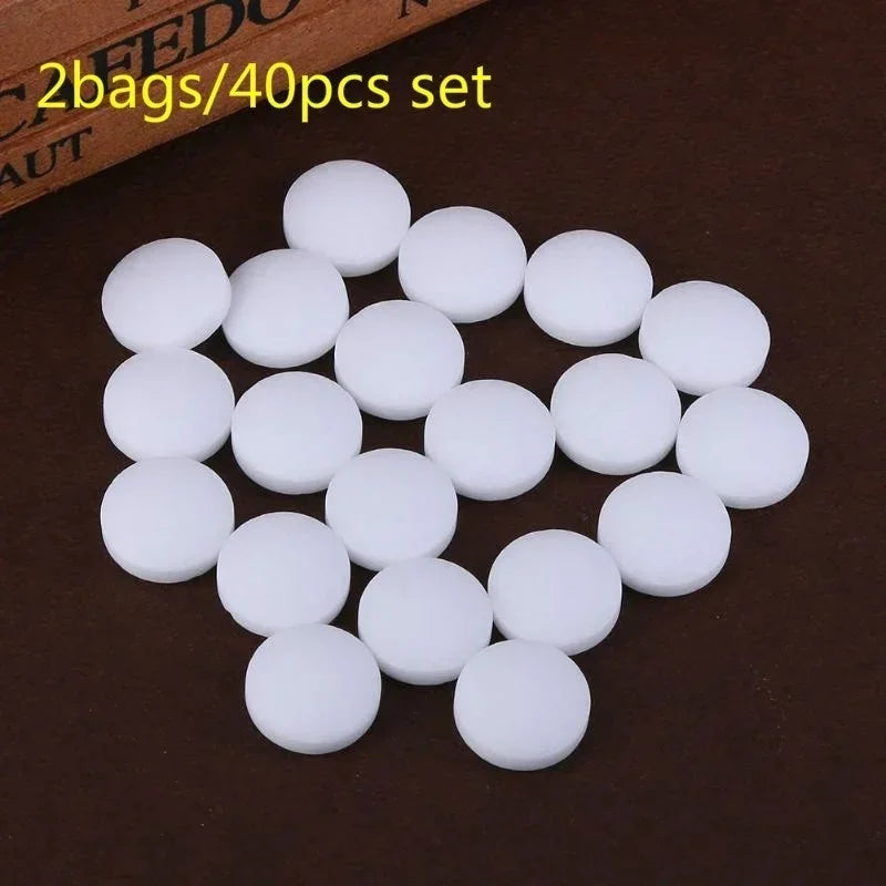Camphor Balls Moth & Insect Repellent Anti-Mold | 2 Bags Moth Repellent Balls Qme