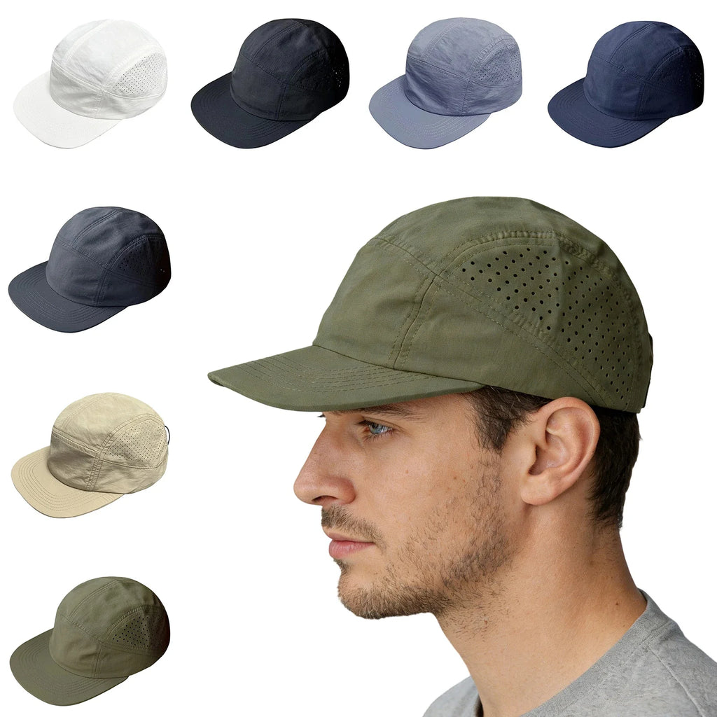 Lightweight Foldable Quick-Dry Sun Visor Cap for Men & Women Sun Visor Cap Qme