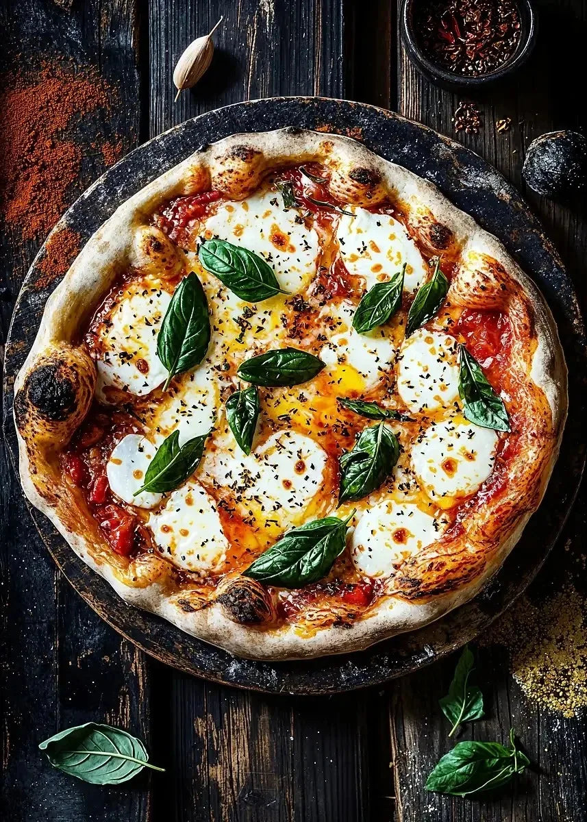 Pizza Wall Art Canvas Print – Kitchen & Home Décor Canvas Wall Art Qst YELLOW 20x30cm Unframed