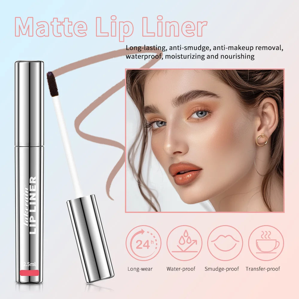 Waterproof Peel-Off Lip Liner – Vitamin E & Hyaluronic Acid Liquid Lip Liner Qst