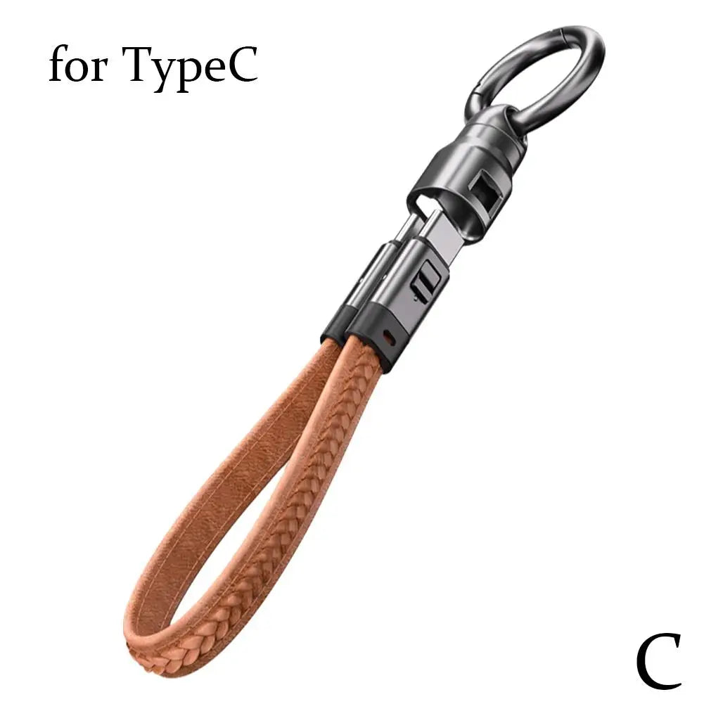 PD240W USB4 Keychain Cable 40Gbps USB-C Fast Charging USB4 Keychain Cable Qme C