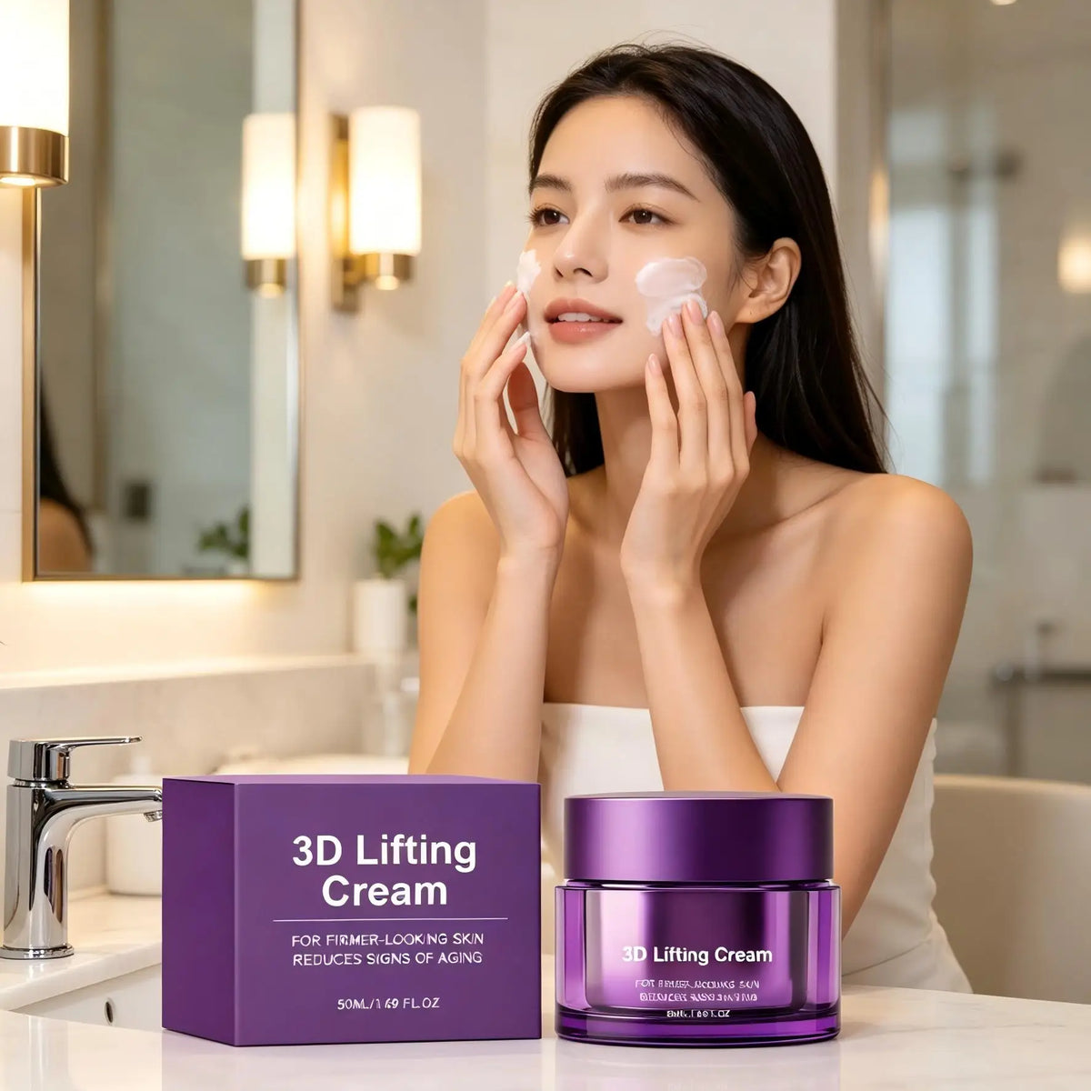 3D Lifting Face Cream – Firming, Moisturizing & Anti-Aging 50ml Anti-Aging Face Cream Qst