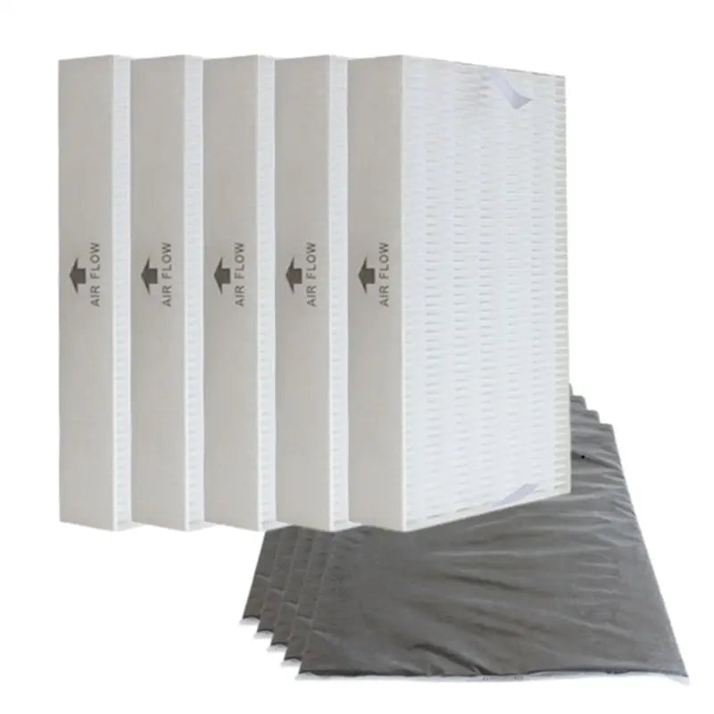 5-Set HEPA & Carbon Filter Replacement for Honeywell HPA100 Air Purifier Filter Qst Photo Color