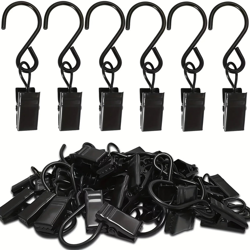 Stainless Steel S-Shaped Hooks – Curtains, Camping & Kitchen S-Shaped Hanging Hooks Qme