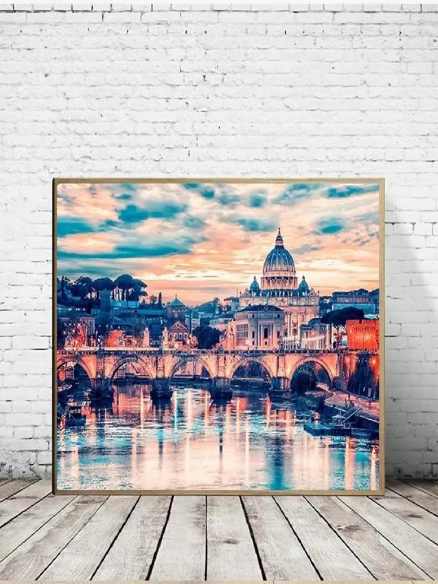 Italy Landscape Canvas Wall Art – Rome Florence Tuscany Print Canvas Wall Art Qst
