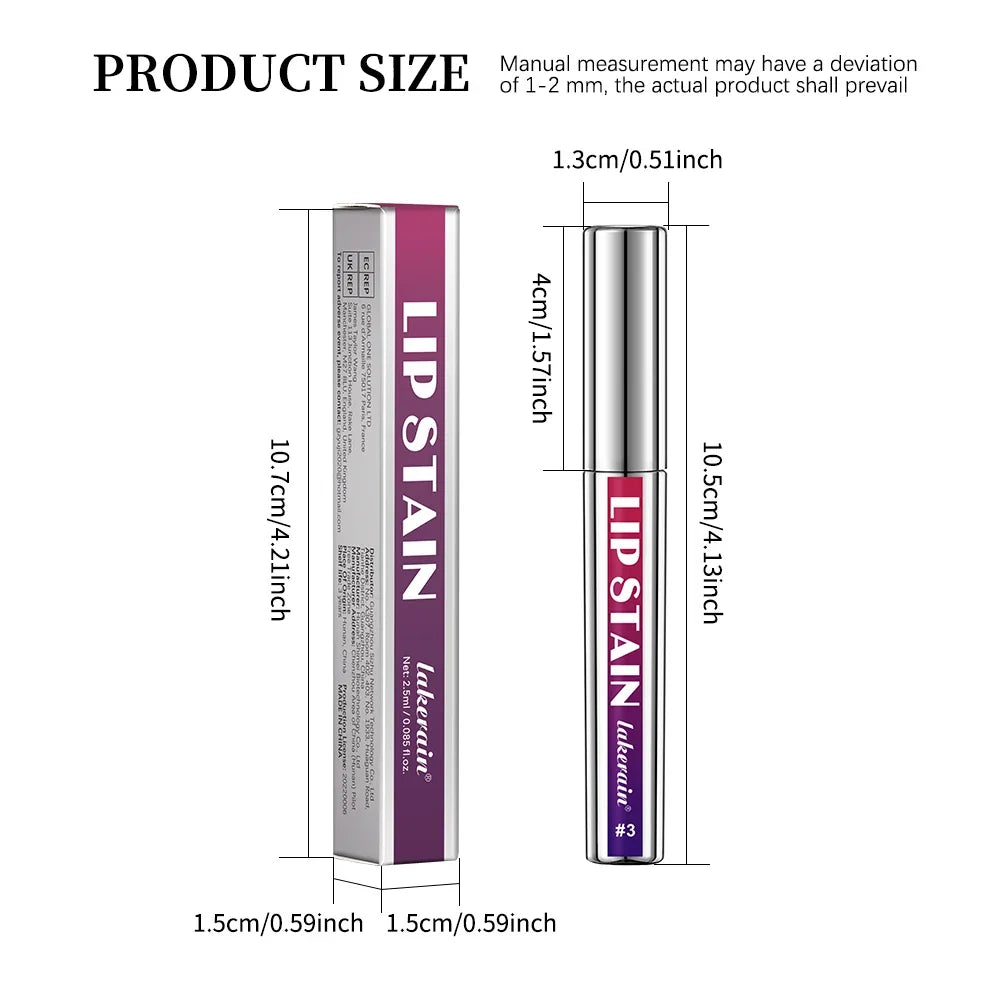 Qme Peel-Off Lip Stain Gloss | Velvet Matte Quick-Drying Peel-Off Lip Stain Qme