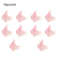 Colorful Butterfly Hair Claw Clips Mini Gradient Barrettes Hair Claw Clips Qme Light Pink