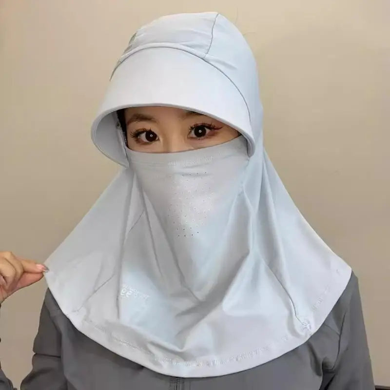 Women's UV Protection Neck Scarf – Outdoor Cycling Summer Wrap UV Neck Scarf Qst A1