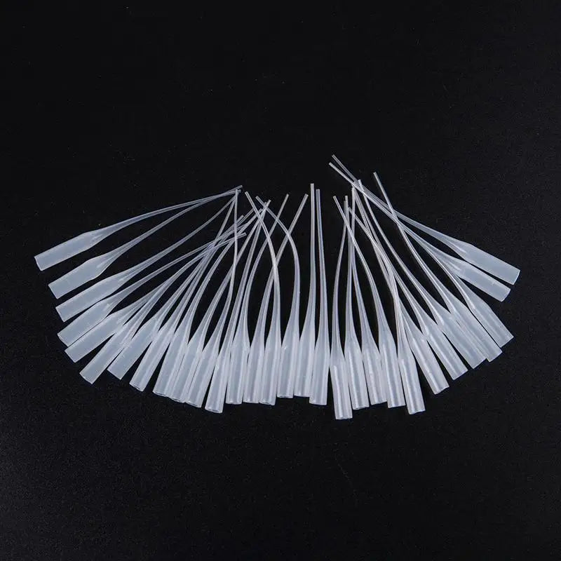 100pcs CA Glue Micro Applicator Tips – Precision Nozzle Extenders Glue Applicator Tips Qst