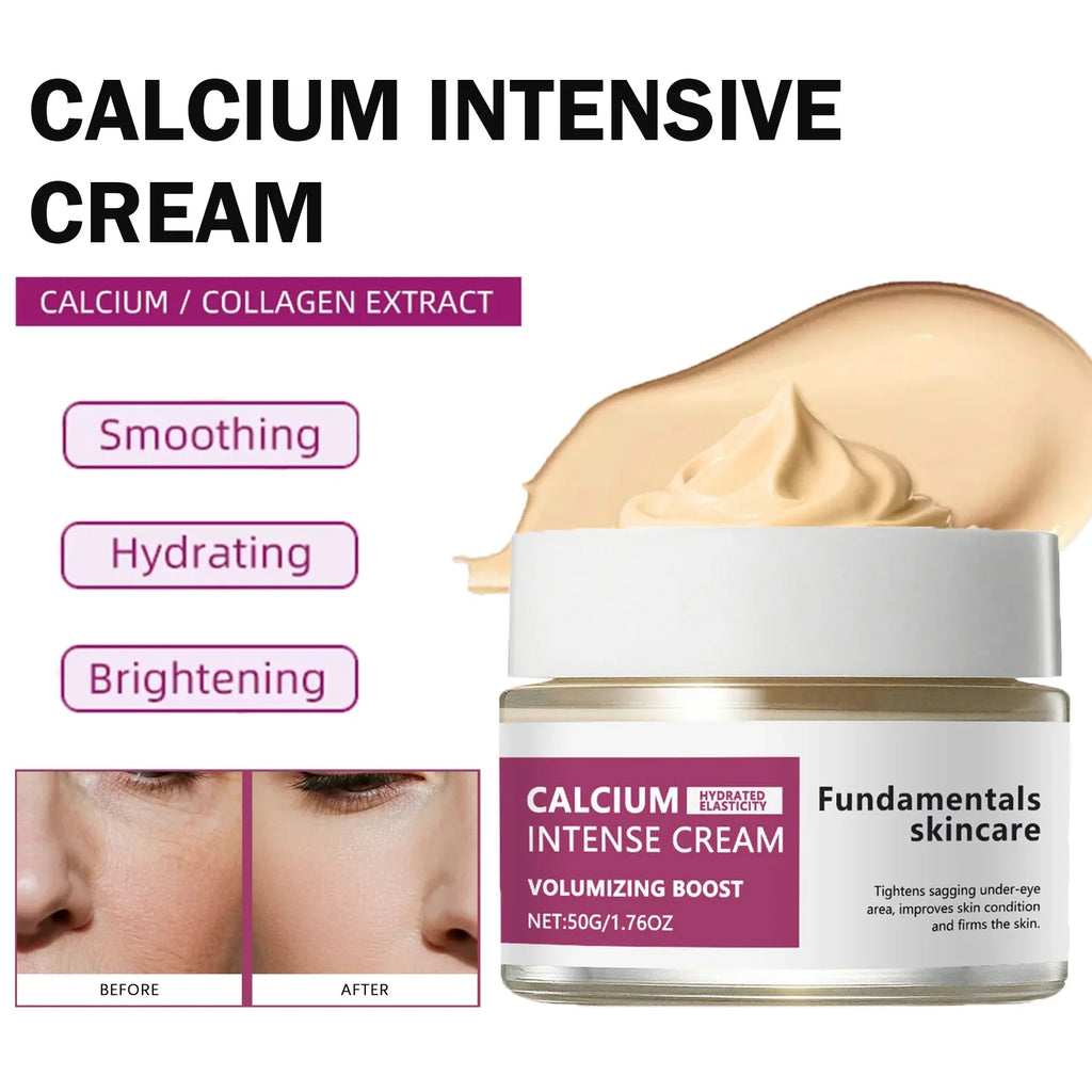 Calcium Intense Firming Cream – Elasticity & Deep Moisturizer Firming Face Cream Qme
