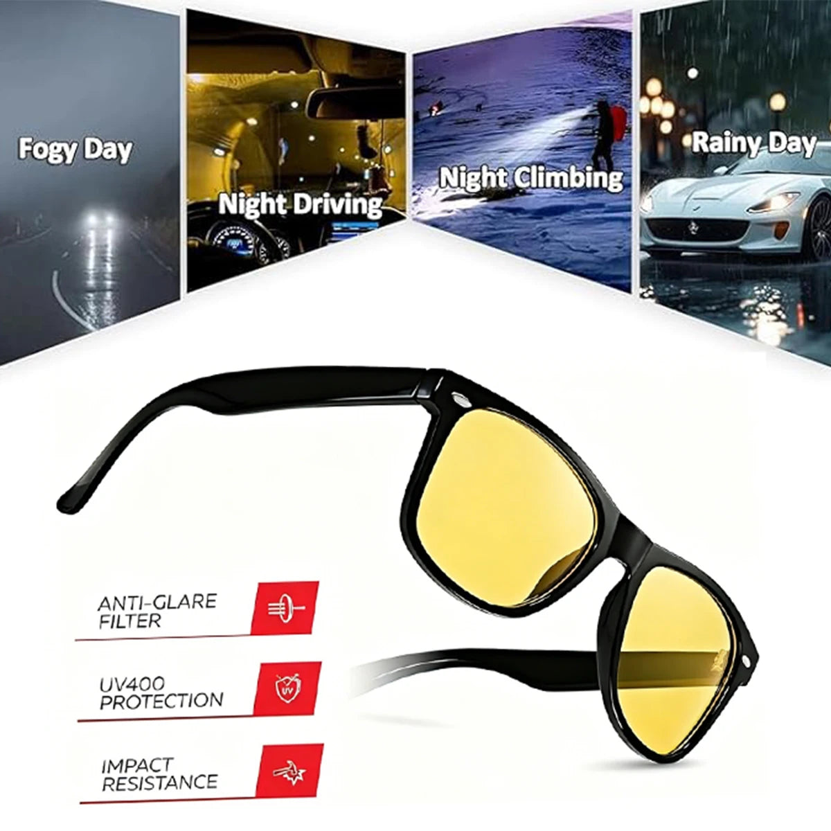 VOPHA S71 Polarized Sunglasses – UV Protection, Unisex Retro Polarized Sunglasses Qst