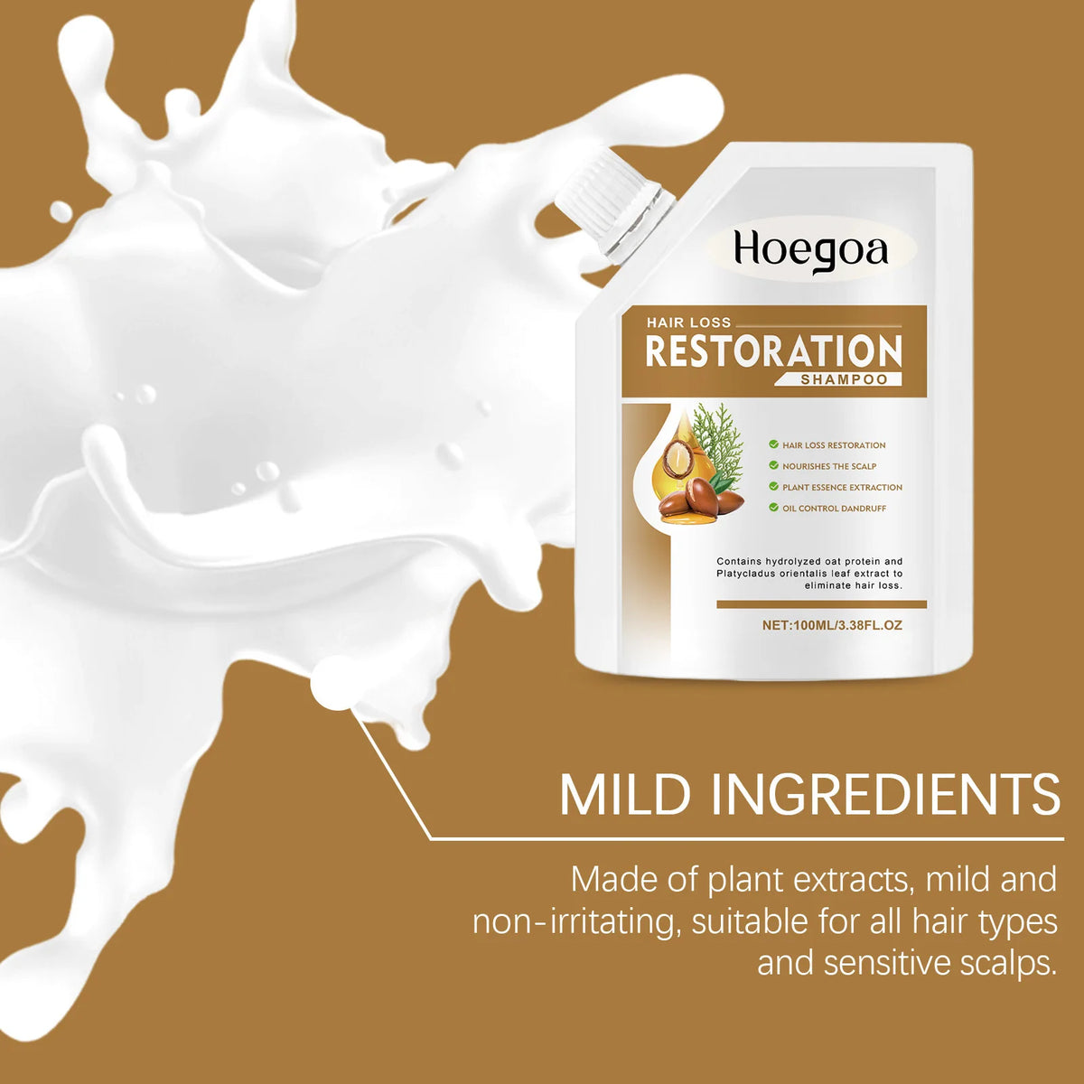 HOEGOA Deep Cleansing Scalp Shampoo – Oil Control & Root Care Hair Care Shampoo Qst