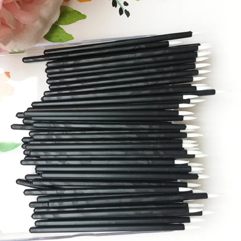 50 Disposable Lip Brush Wands – Lipstick & Gloss Applicators Disposable Lip Brush Qme