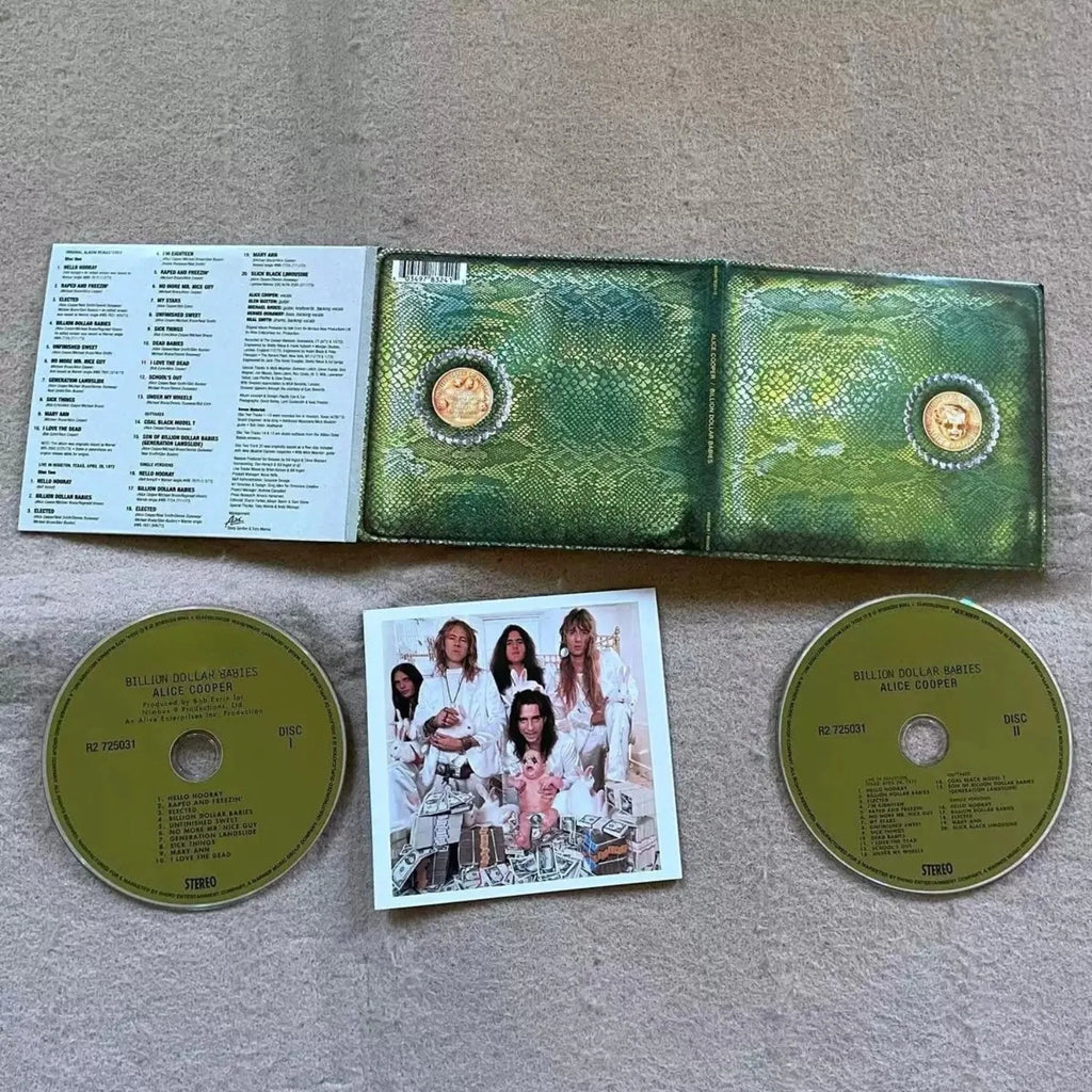 Vintage Rock Remastered Compilation CD – Snake Skin Emblem Rock Compilation CD Qme