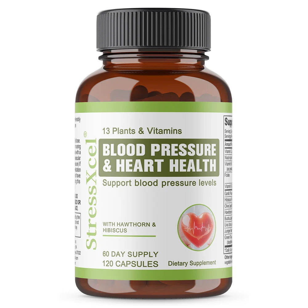 Hawthorn Hibiscus Garlic Cardiovascular Support Supplement Wellness Supplement Qst