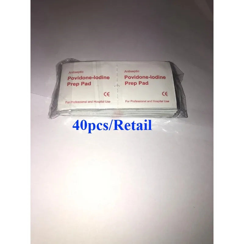 Portable Iodine Skin Disinfection Solution | Outdoor First Aid Skin Antiseptic Solution Qme 40pcs
